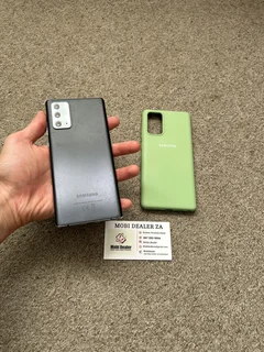 Samsung Note 20 Dual sim 256gb 8gb ram with cover