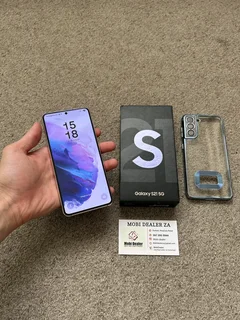 Samsung S21 5G 256gb Dual SIM immaculate condition - phantom violet with box and cover cover