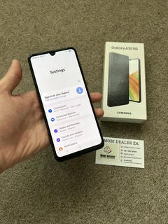 Samsung A33 5G 128gb Dual sim 6gb ram with box and cover