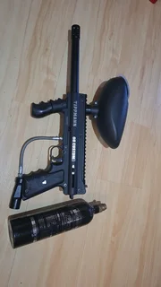 Paintball gun with accesories Tippmann