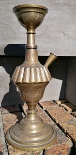 Mughal Style Brass Hookah