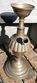 Mughal Style Brass Hookah