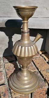 Mughal Style Brass Hookah