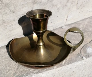Brass Chamberstick Candle Holder
