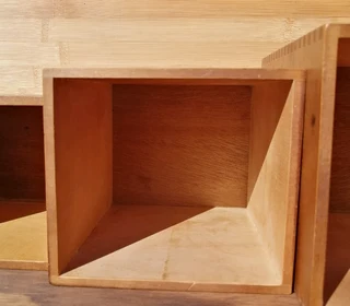 Mid-Century Nesting Cannisters Set Japan