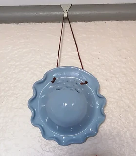 Rare find* Hanging Ruffled Flower Frog