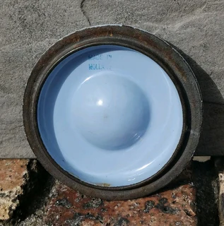 DRU Holland Blue Tulip Cast Iron Butter Sauce Warmer