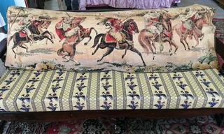 *Rare* Tapestry-Arabian Nights - M i l i t a r y  Campaign