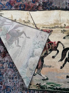 *Rare* Tapestry-Arabian Nights - M i l i t a r y  Campaign