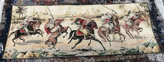 *Rare* Tapestry-Arabian Nights - M i l i t a r y  Campaign