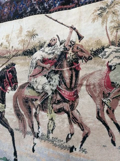 *Rare* Tapestry-Arabian Nights - M i l i t a r y  Campaign