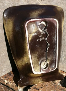 Rare Find* Gemsbok Ceramic Wall Art Handmade SA