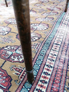 Vtg Antique Bridge Card Occasional Table Fold-Up Legs- Original Ferguson Bros.