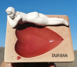 Vtg Ace of ❤️ N a k e d Lady Durban