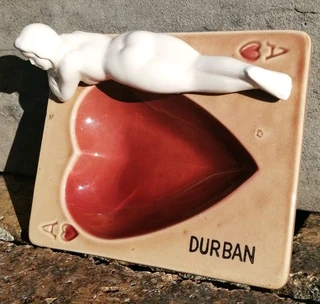 Vtg Ace of ❤️ N a k e d Lady Durban