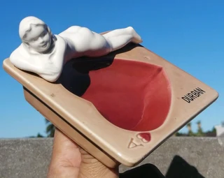 Vtg Ace of ❤️ N a k e d Lady Durban