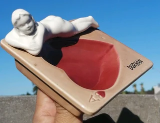 Vtg Ace of ❤️ N a k e d Lady Durban