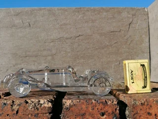 30s Glass Car Paperweight *rare*find*