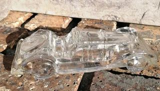 30s Glass Car Paperweight *rare*find*