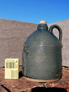 Vtg 1.75 Litre Stoneware corked Bottle VW DIAZ 88