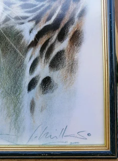 Original Leopard Print signed J Mills