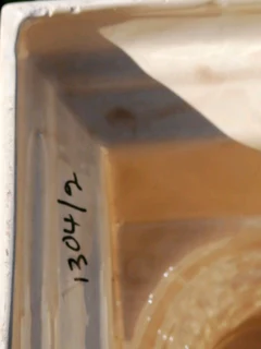 Vtg Ceramic Plant Stand Pedestal Plinth 76cm H