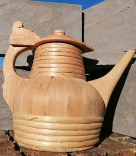 Pipekanne Norway Handcrafted Wood Spout Can