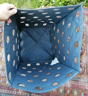 Collapsible 90L Polyester Basket