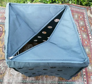 Collapsible 90L Polyester Basket