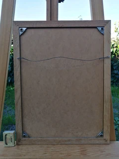 Peas by Sandrine Fabre - acrylic on wood