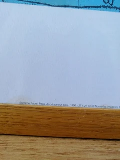 Peas by Sandrine Fabre - acrylic on wood