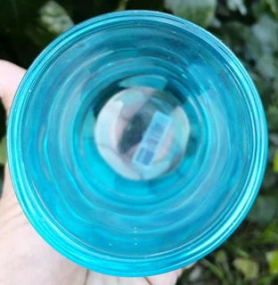 Vtg Turquoise Toothbrush Tumbler - Germany