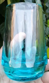 Vtg Turquoise Toothbrush Tumbler - Germany