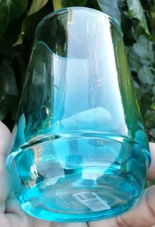 Vtg Turquoise Toothbrush Tumbler - Germany