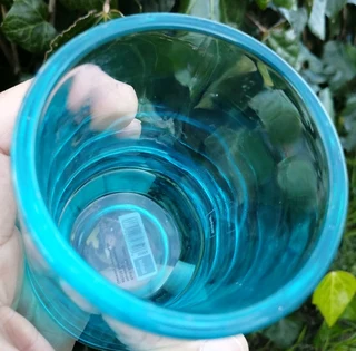 Vtg Turquoise Toothbrush Tumbler - Germany