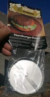 Unused vtg Hamburger Press- KROST