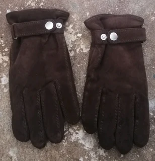 Marks and Spencer Medium Brown Leather Gloves