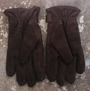 Marks and Spencer Medium Brown Leather Gloves