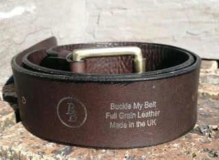 Buckle My Belt Full Grain Leather Belt UK