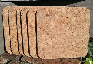 Chunky Cork Placemats 200x200x10mm