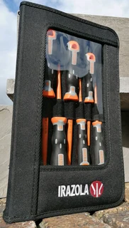 New*IRAZOLA* 7Pc Scewdriver Set in carry case