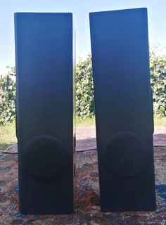 Vtg HiFi Floor Standing Speaker Set-CAT LEB-404 -Germany Logicom