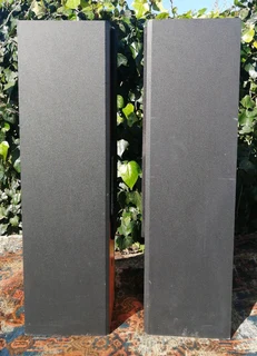 Vtg HiFi Floor Standing Speaker Set-CAT LEB-404 -Germany Logicom