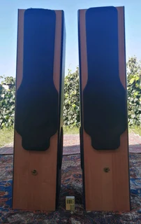 Vtg HiFi Floor Standing Speaker Set-CAT LEB-404 -Germany Logicom