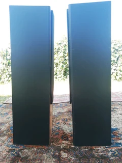 Vtg HiFi Floor Standing Speaker Set-CAT LEB-404 -Germany Logicom