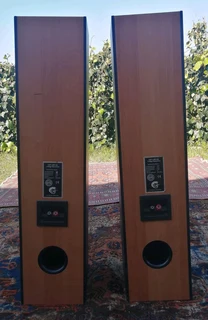 Vtg HiFi Floor Standing Speaker Set-CAT LEB-404 -Germany Logicom