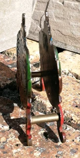 Vtg JERUSALEM napkin holder