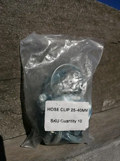 10x Hose Clamps 25-40mm