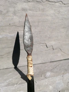 Vtg Small Ornamental Tribal Beaded- battle gear