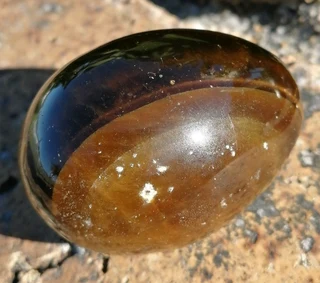 Tiger&#39;s Eye Stone Egg 4x3cm
